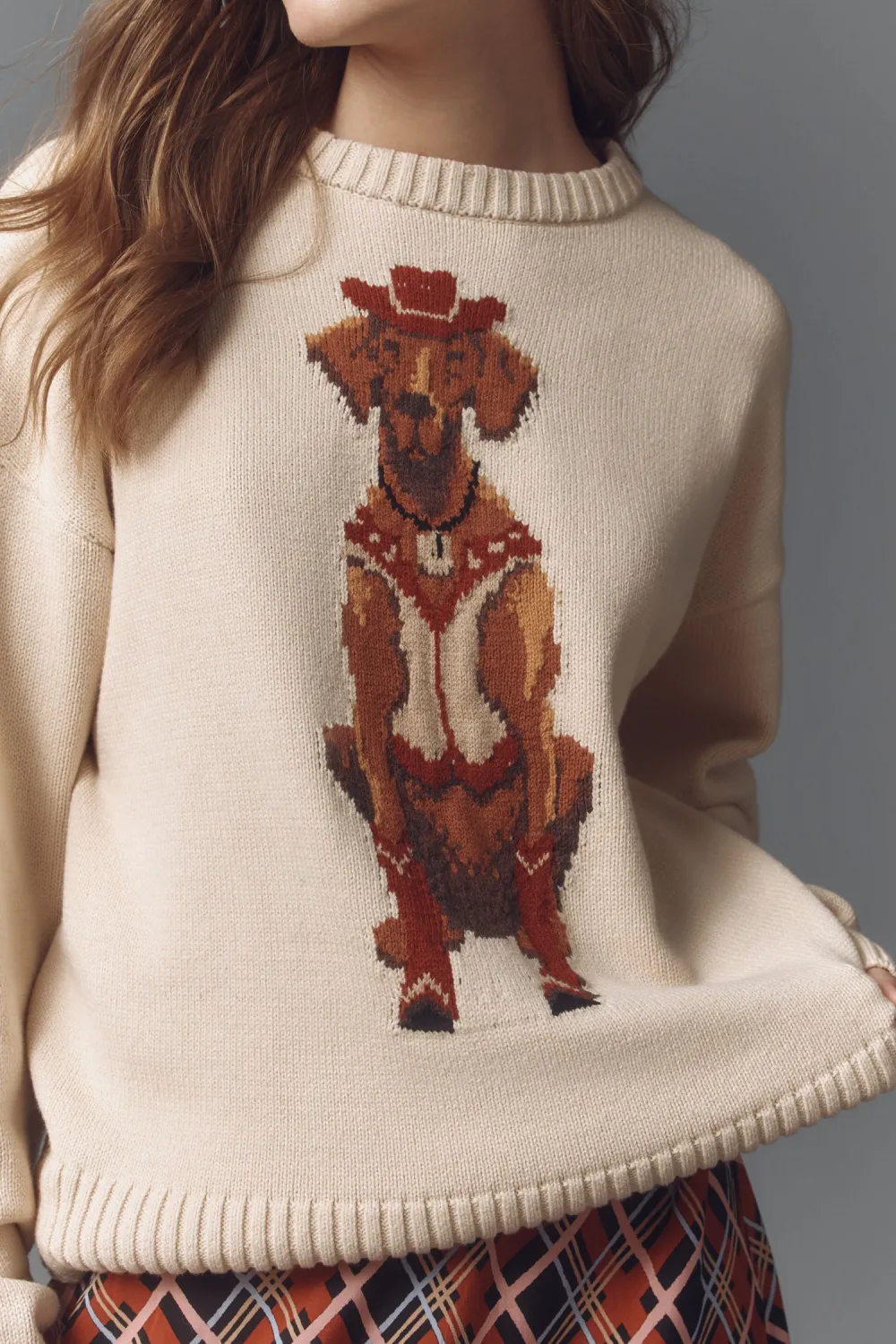Animal Printed Knit Sweaters