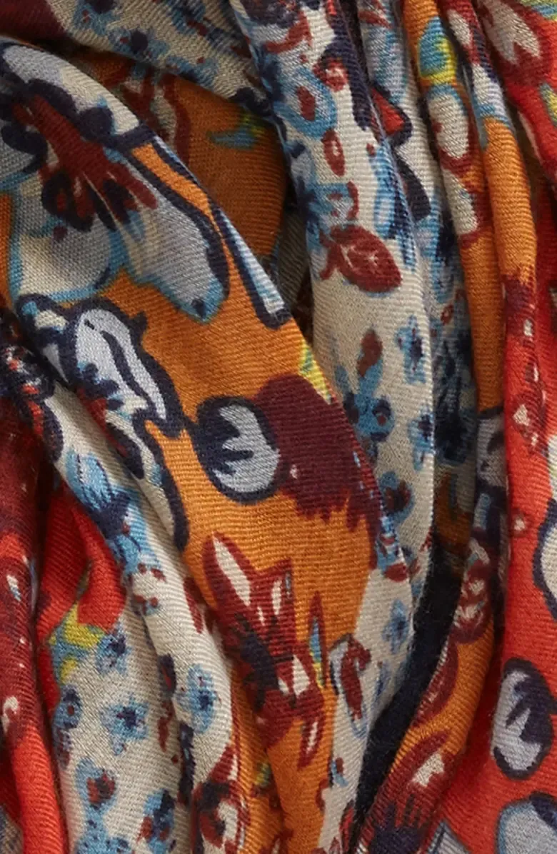 Floral Print Scarf