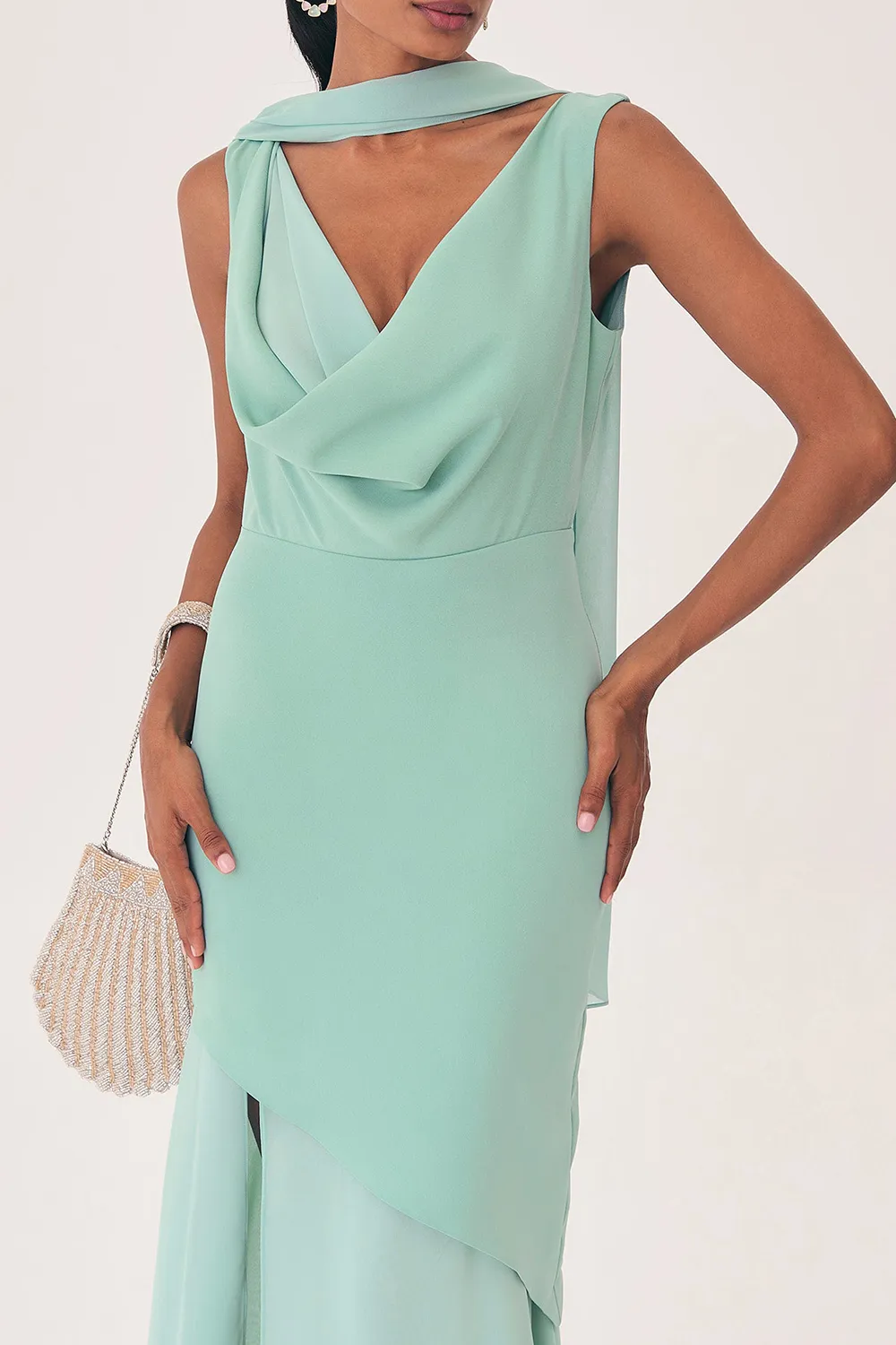 Tulle Fishtail Dress