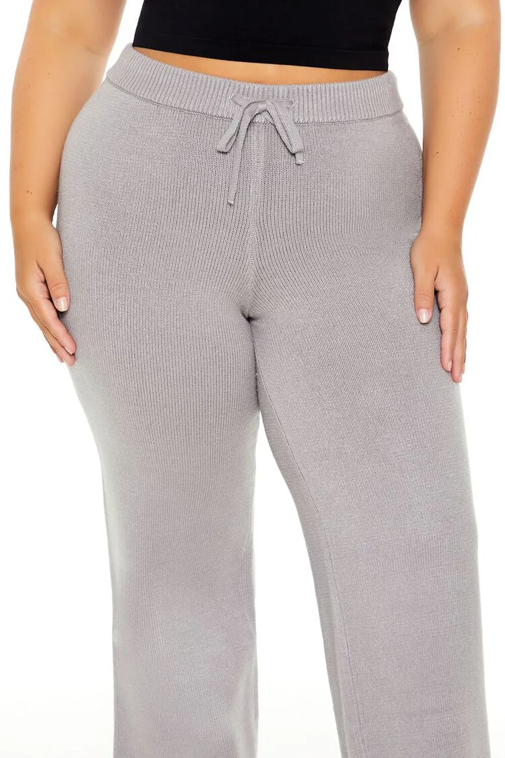 Plus Size Sweater-Knit Pants