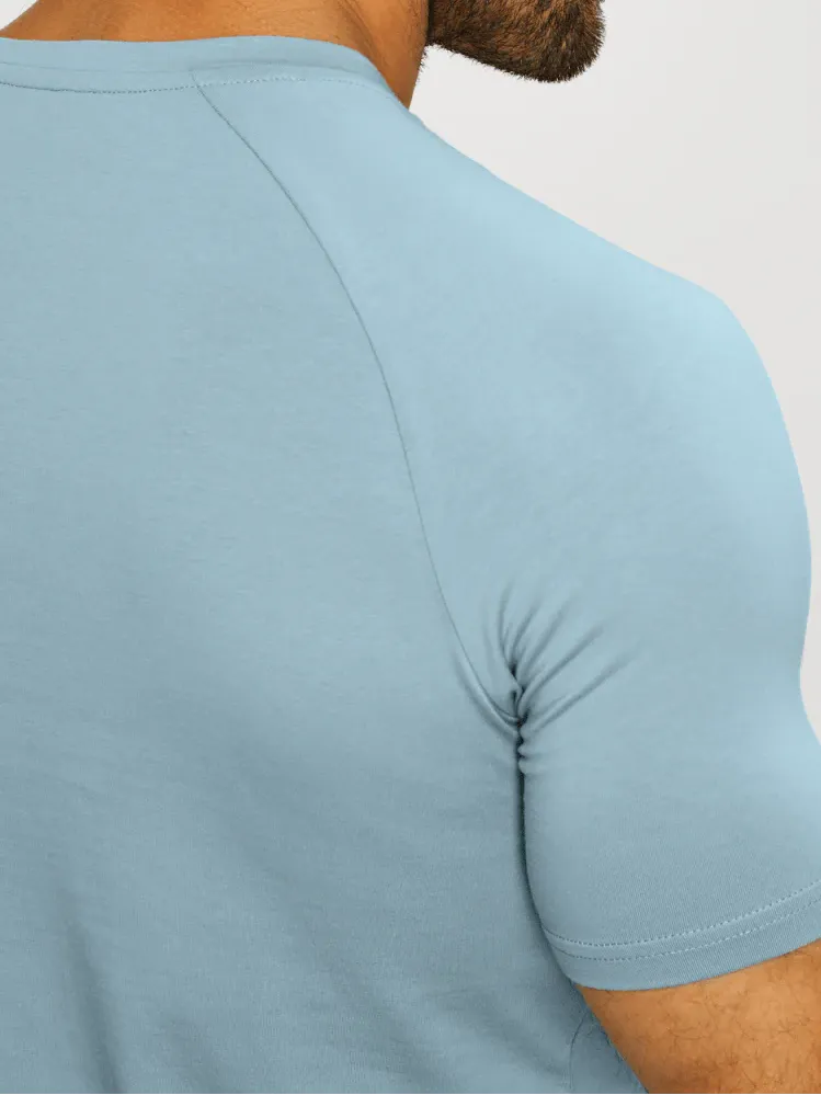 Men's Soft  Leisure Blue & White 5-Pack