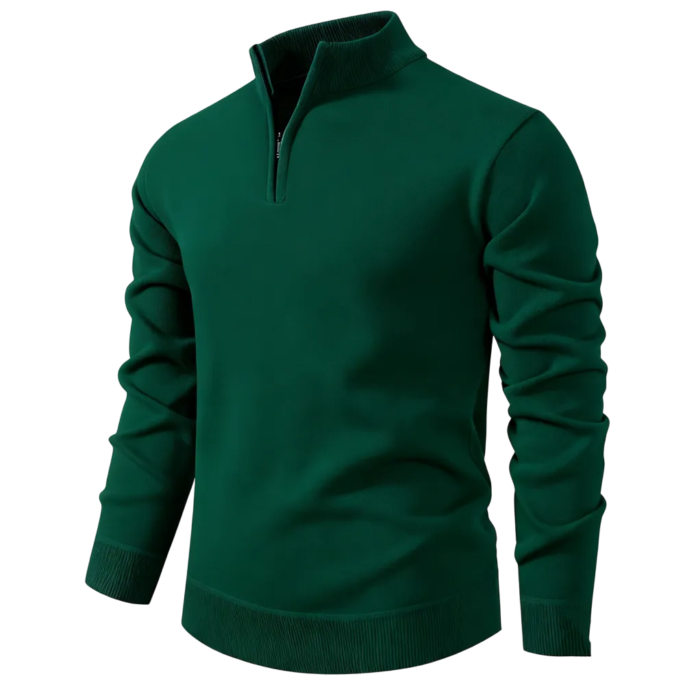 Men's Quarter Zip Sweater