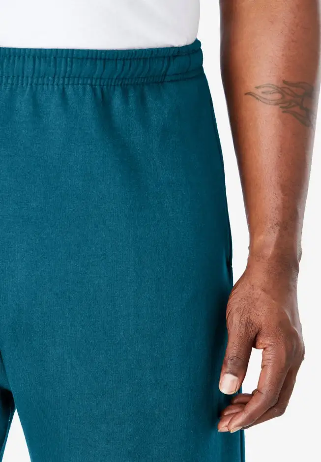 Fleece Open-Bottom Sweatpants