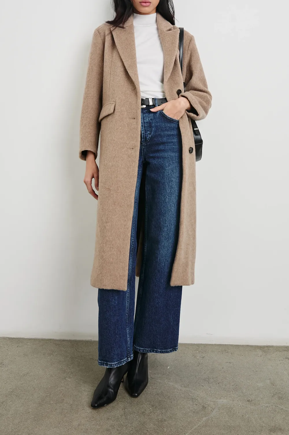 Alpaca Wool Blended Warm And Padded Women's Coat