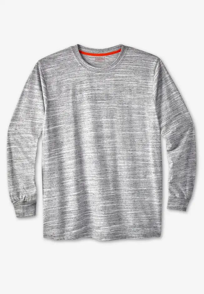 Heavyweight Long-Sleeve No Pocket Crewneck Tee