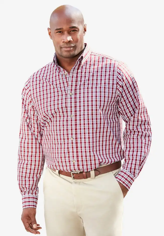 Long Sleeve Wrinkle Free Sport Shirt