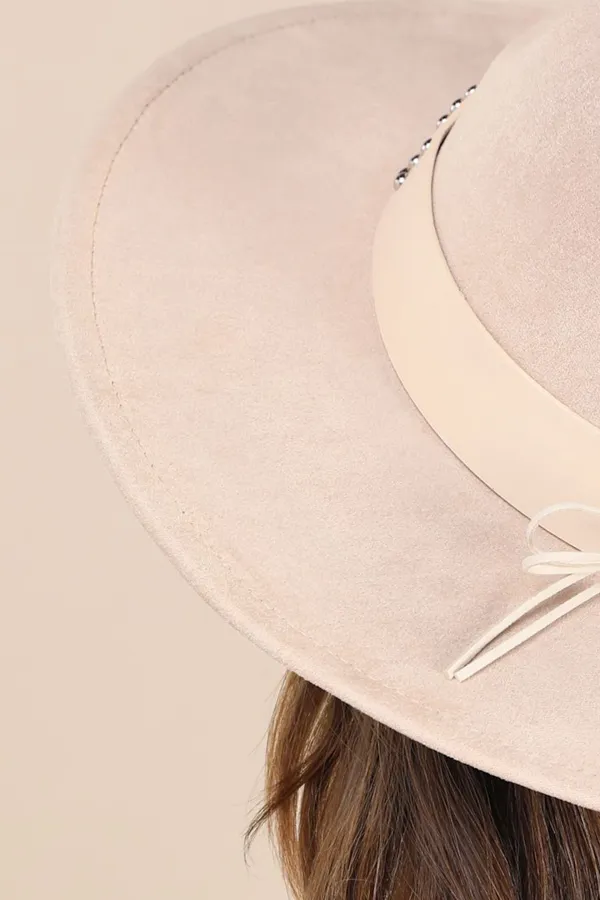 Western Style Rivet Design Tie Hat
