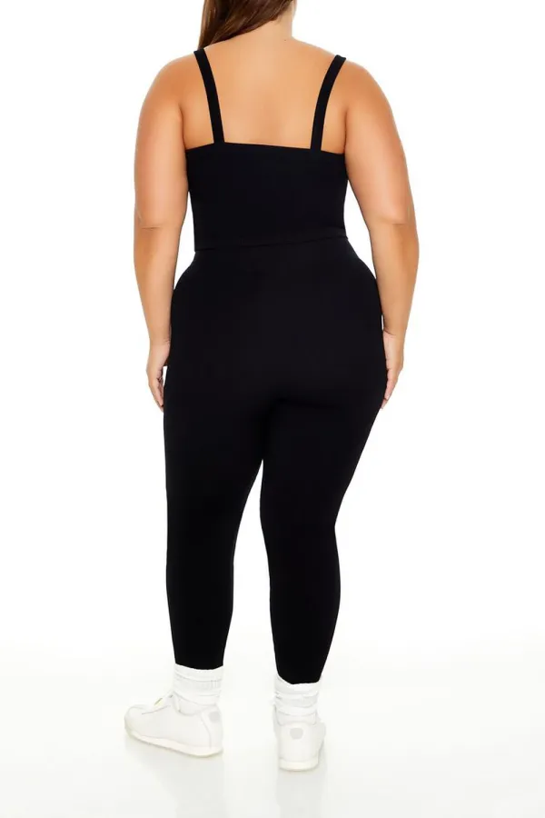 Plus Size Seamless High-Rise Leggings