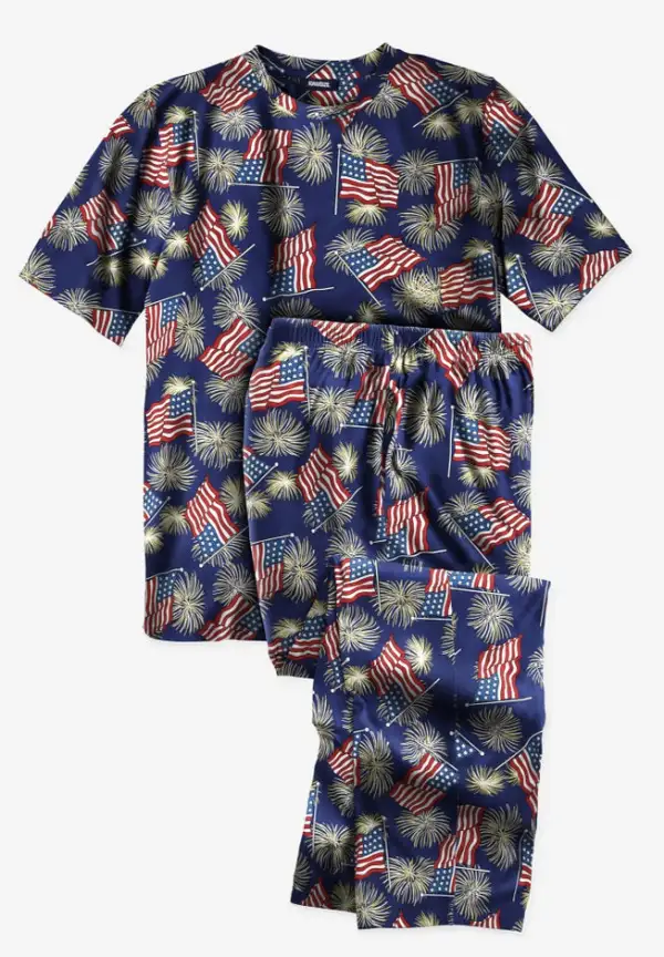 Lightweight Cotton Novelty PJ Set