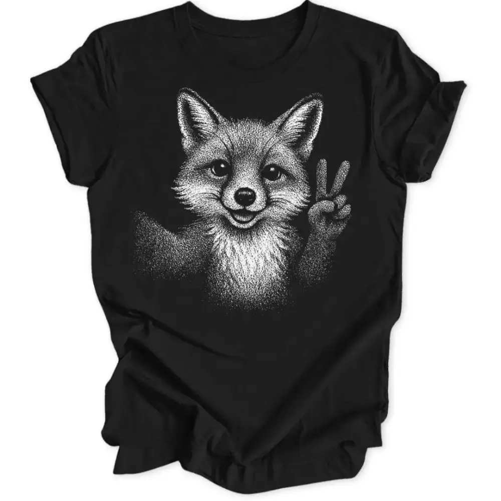 Peace Fox Unisex T-Shirt