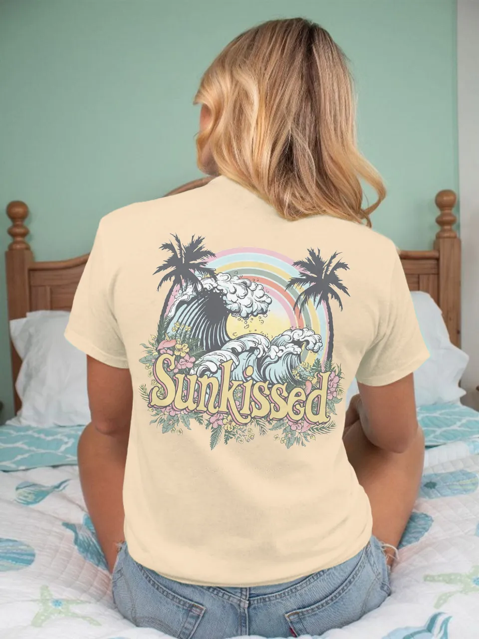 Sunkissed Beach - Back Printed Tee