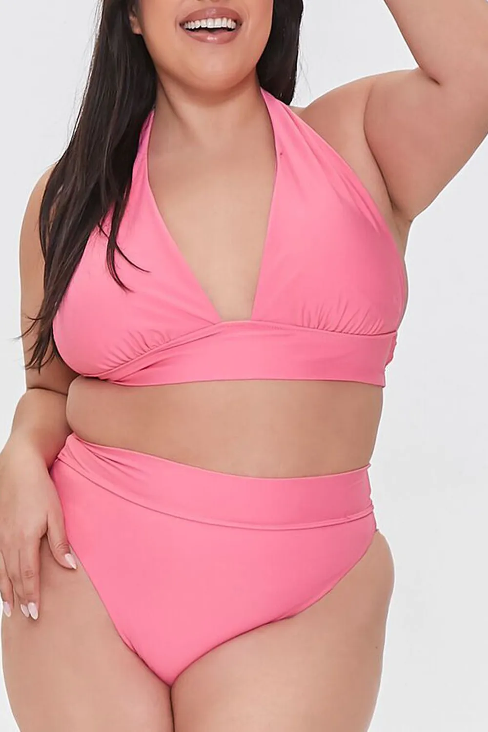 Plus Size High-Rise Bikini Bottoms