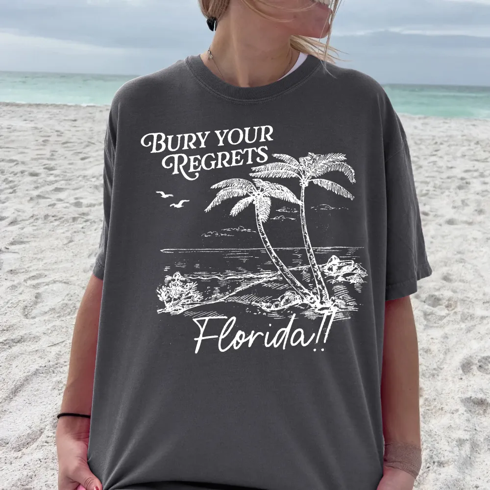 Florida Beach Scene Graphic Tee