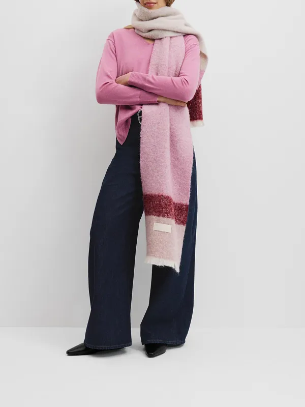 Thickened Color Block Scarf