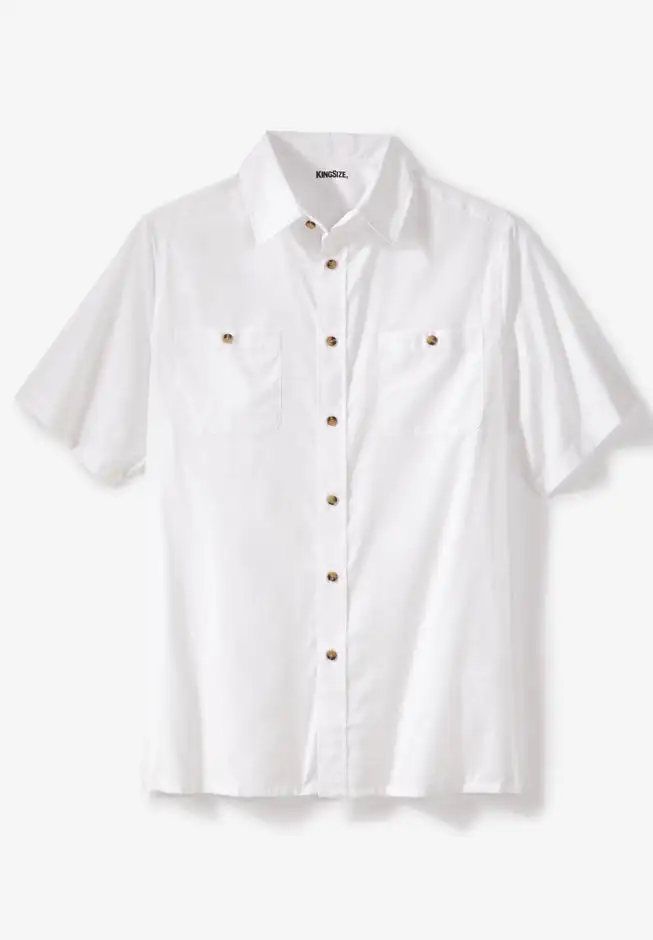 Short-Sleeve Pocket Sport Shirt
