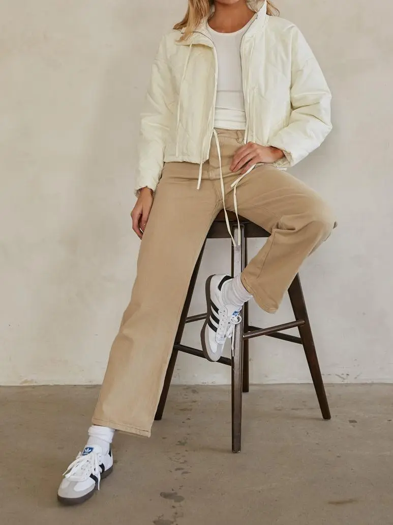 Margot Coquette Quilted Puffer Jacket