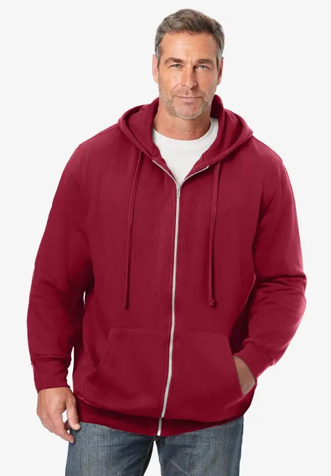 Fleece Zip-Front Hoodie