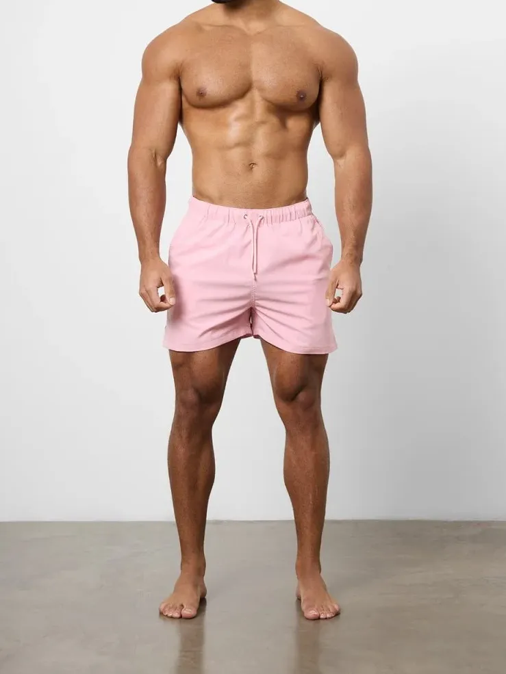 Pale Pink Leisure Daily Swim Short