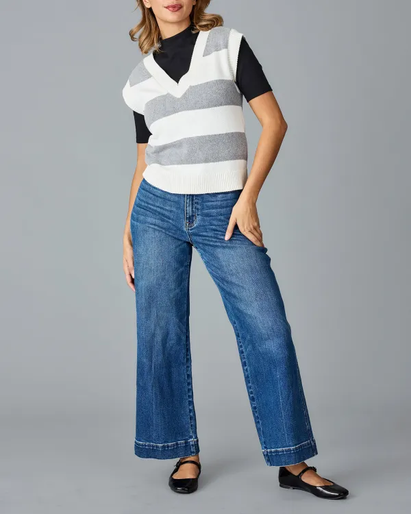 Signature Stripe Vest