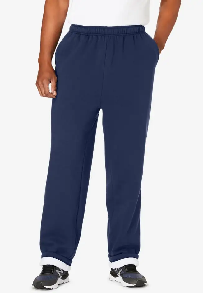 Sherpa Lined Full Elastic Sweatpants