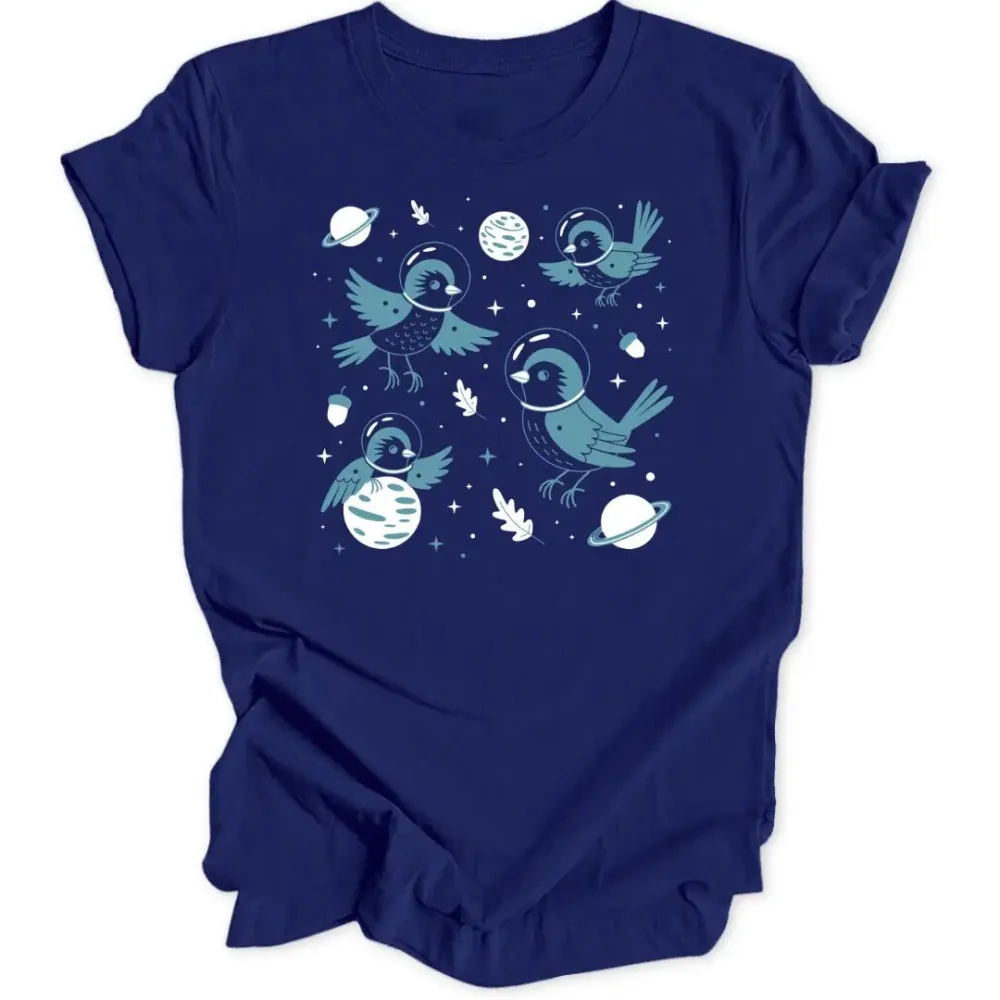 Space Birds Unisex T-Shirt