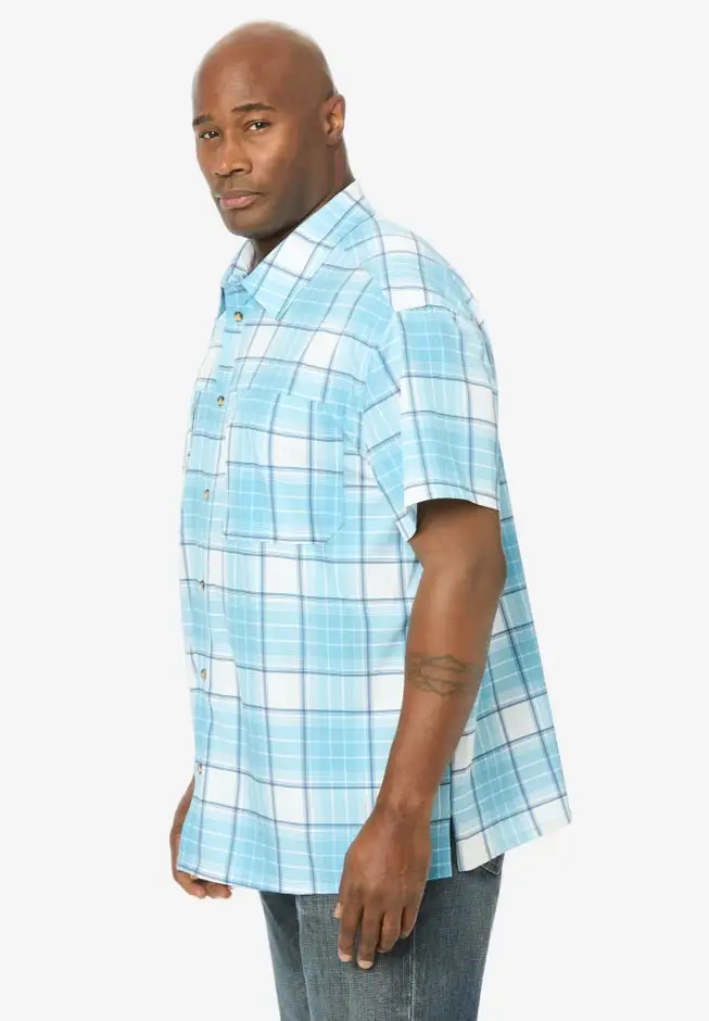 Double Pocket Short Sleeve Performance Shirt