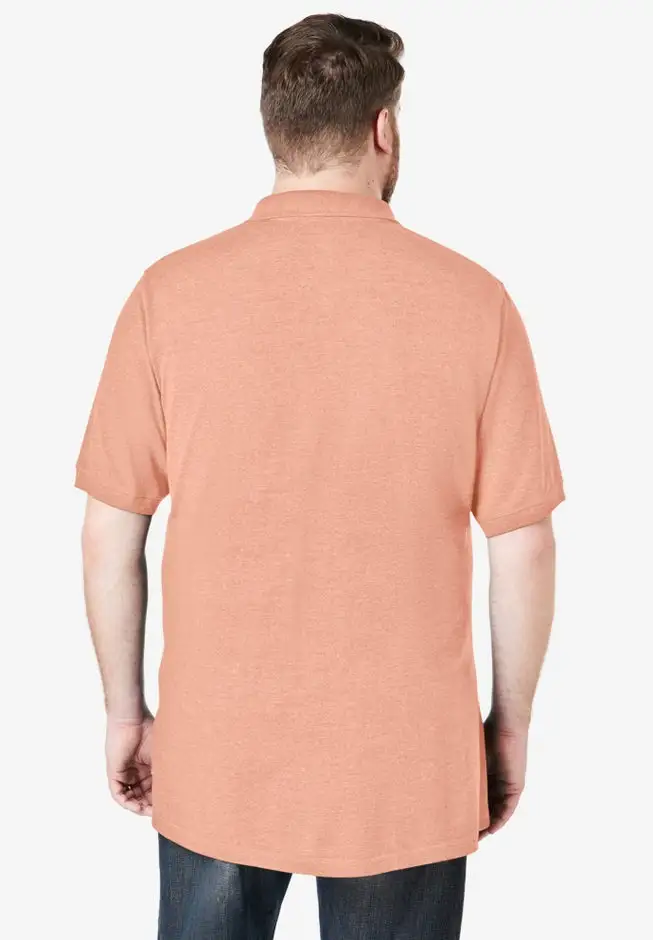 Longer-Length Shrink-Less™ Cotton Polo Shirt