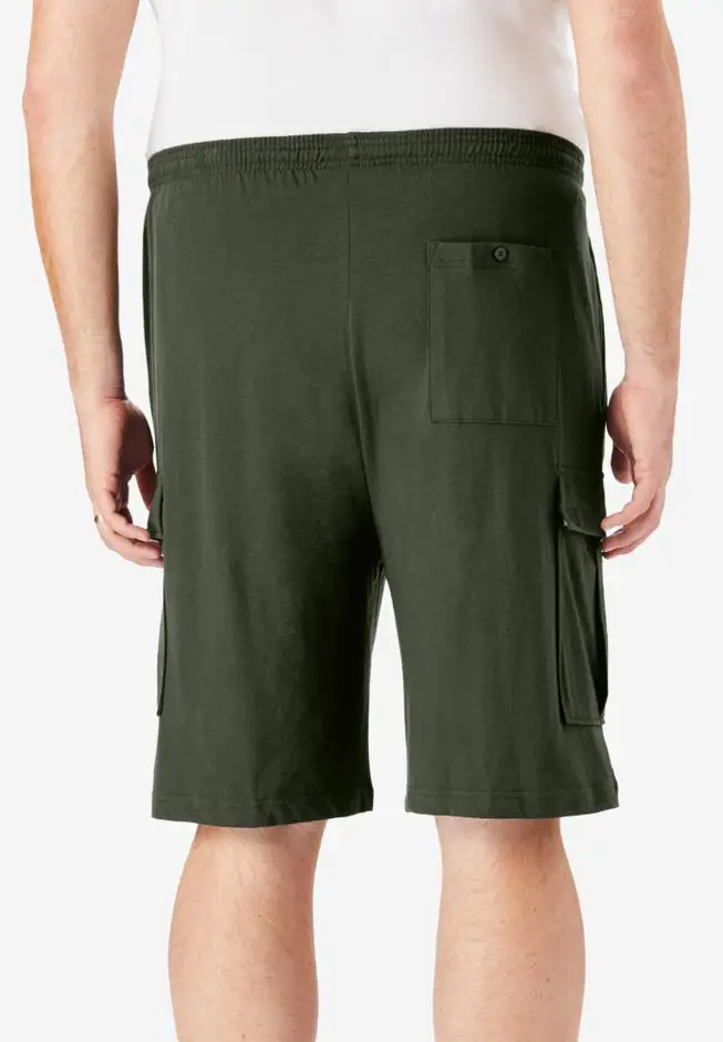 Lightweight Jersey Cargo Shorts