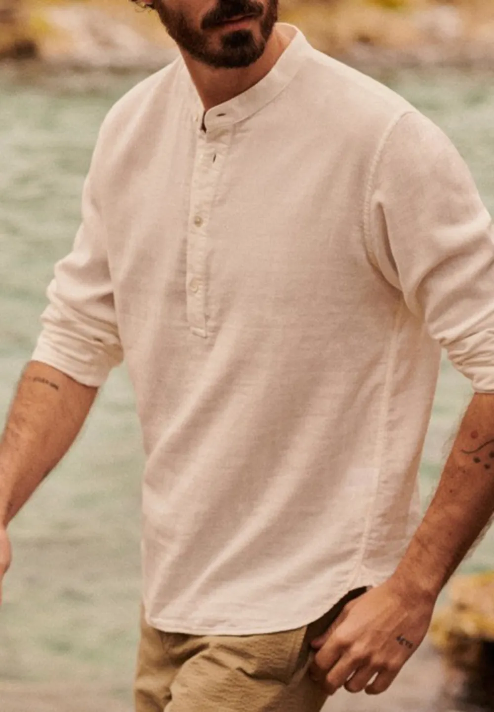 Mandarin Collar Shirt