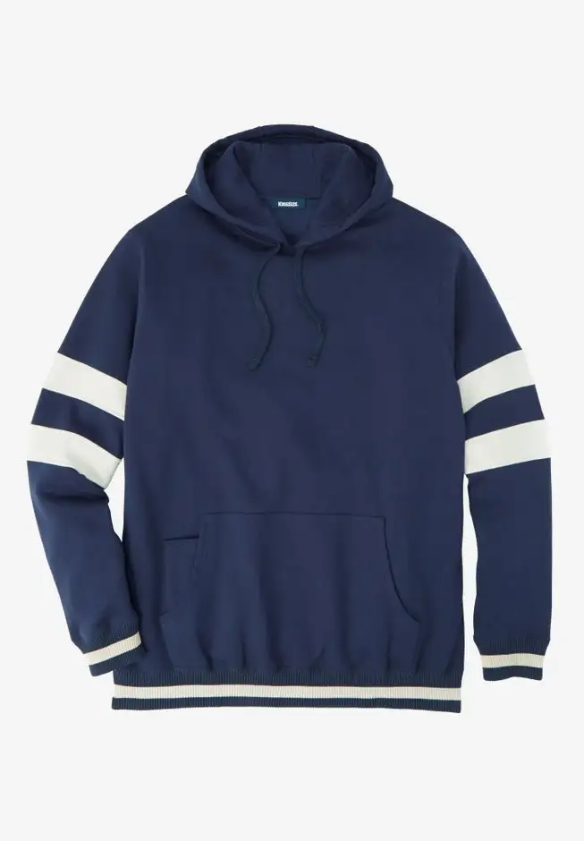 KingSize Coaches Collection Colorblocked Pullover Hoodie