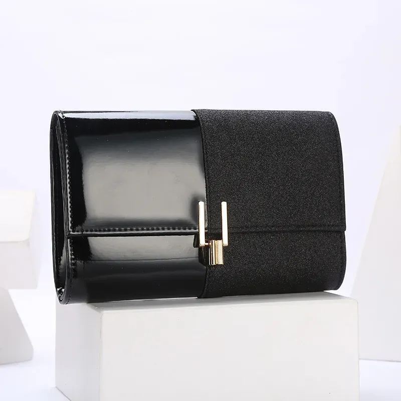 Sequin reflective crafted handbag for wedding dinner ladies