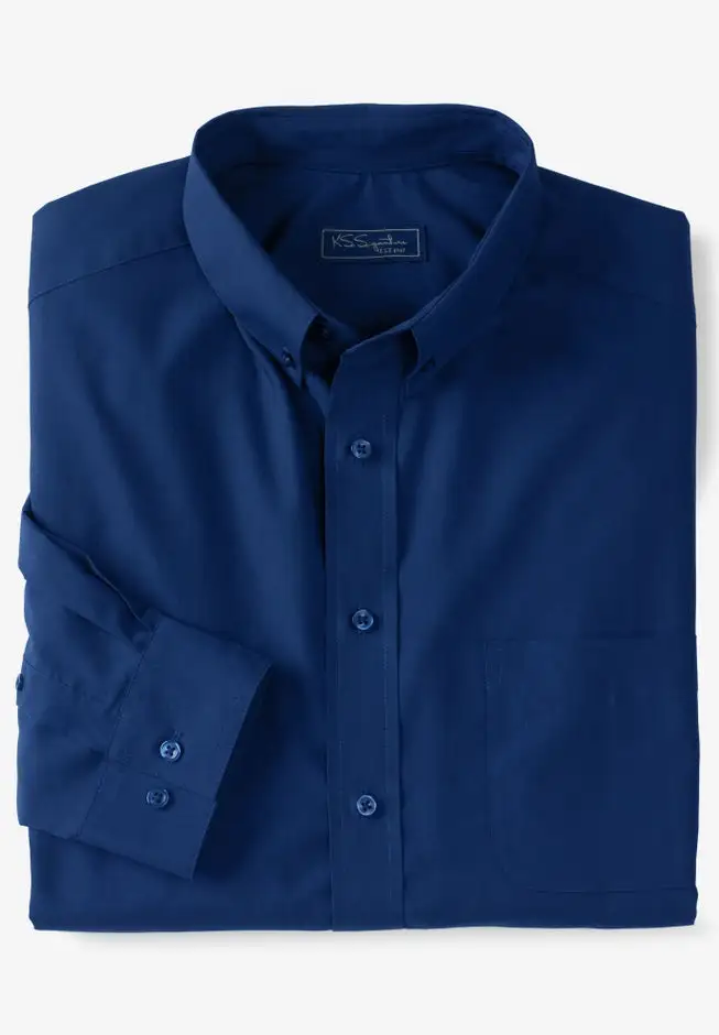 Wrinkle-Free Button-Down Collar Dress Shirt