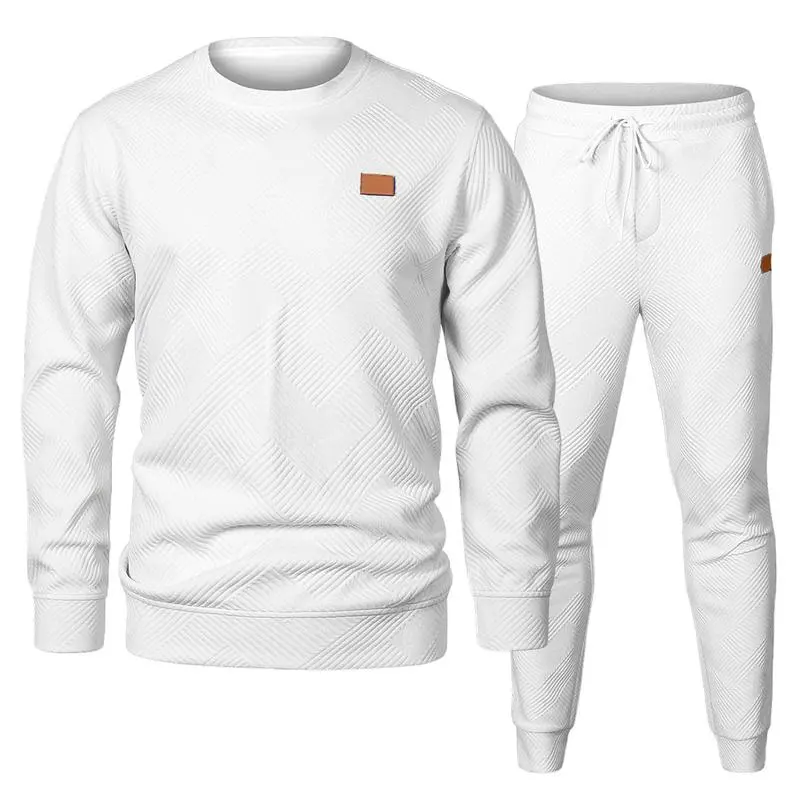 🔥Last Day Promotion 89% OFF🔥Men's 2-Piece Knitted Casual Suit - Sweatshirt & Pants for Daily Lounge Wear