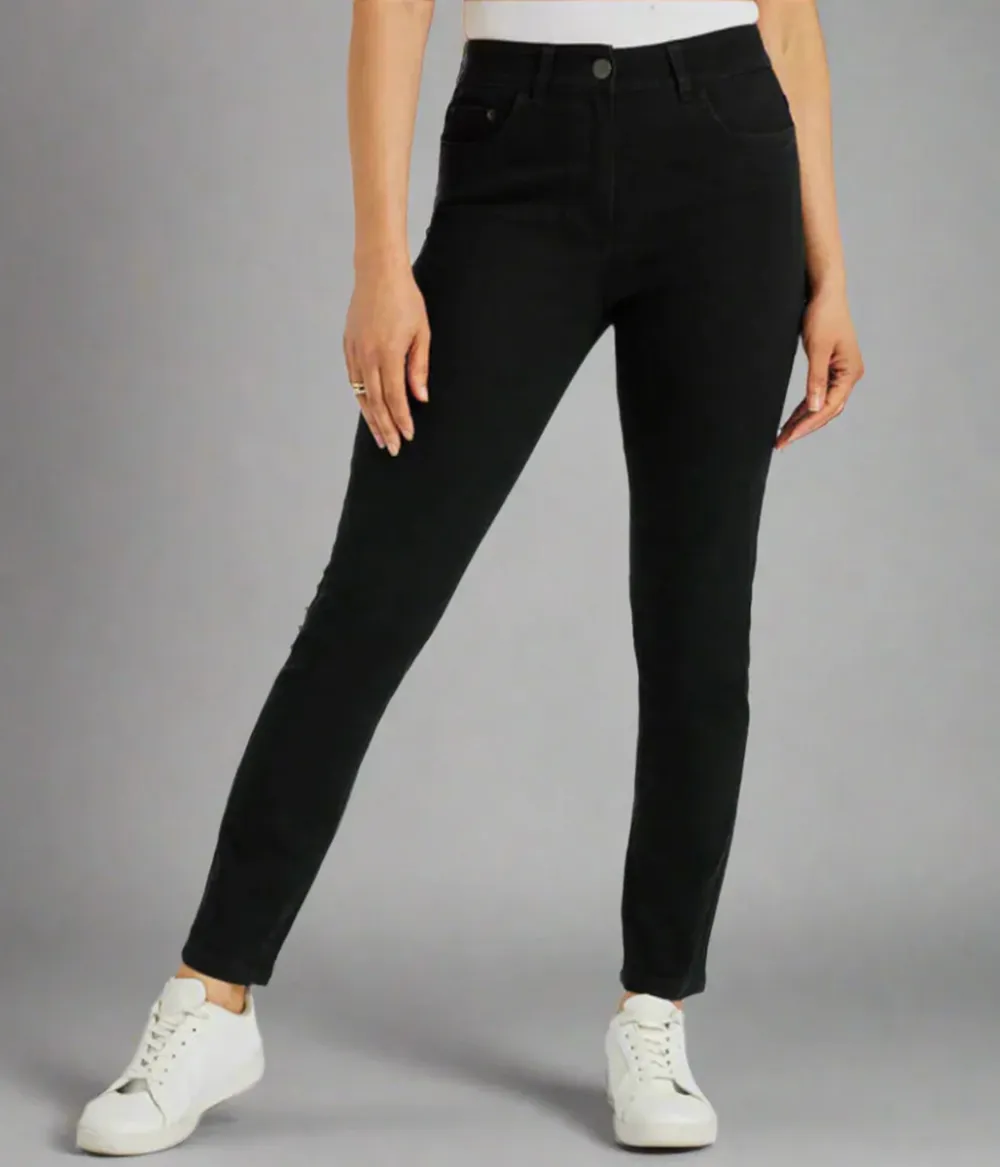 Black Slim Leg Jean