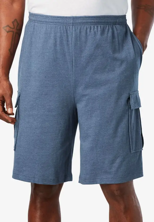 Lightweight Jersey Cargo Shorts