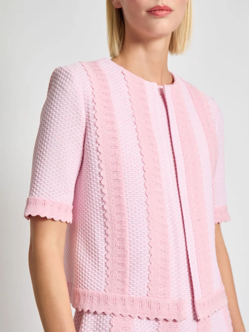 Short Sleeved Open Top Jacket