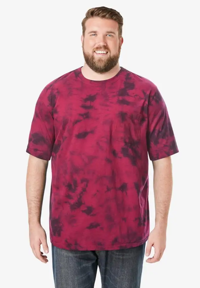 Shrink-Less Lightweight Pocket Crewneck T-Shirt