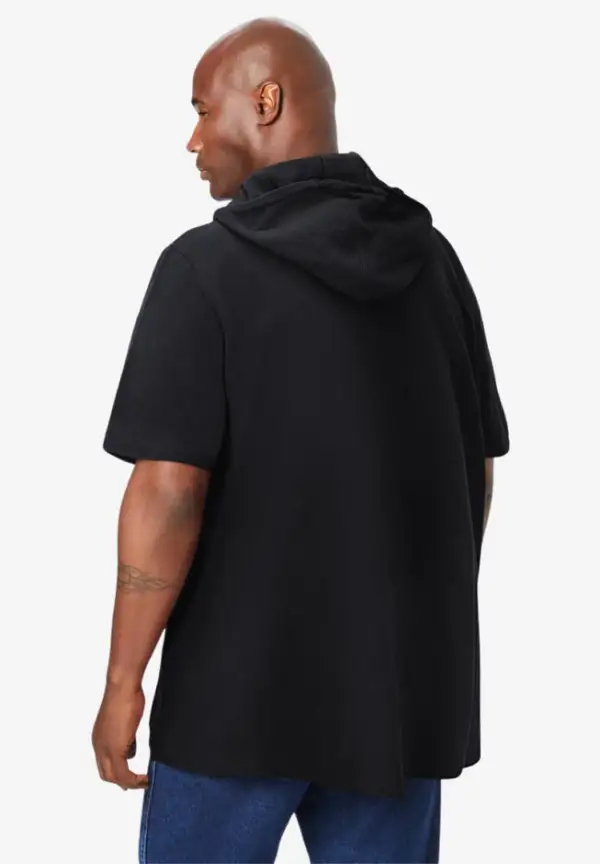 Gauze Short-Sleeve Hoodie