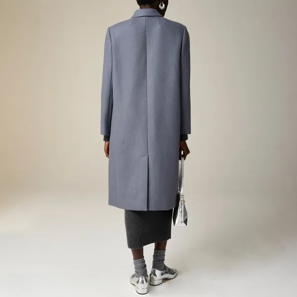 Wool-Blend Melton Topcoats