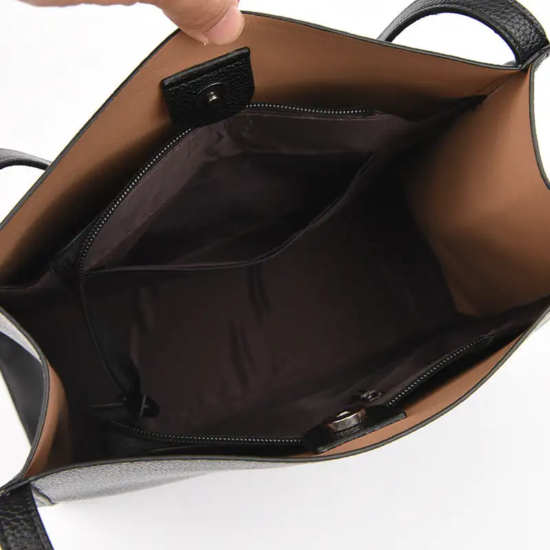 Utility Vegan Leather Shoulder Bag