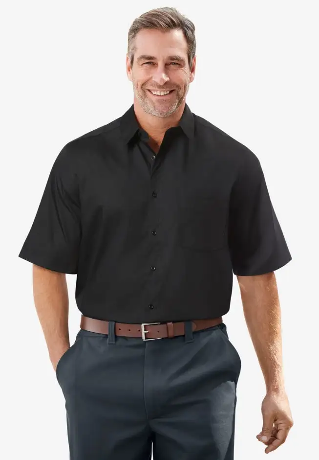 Wrinkle-Free Short-Sleeve Dress Shirt