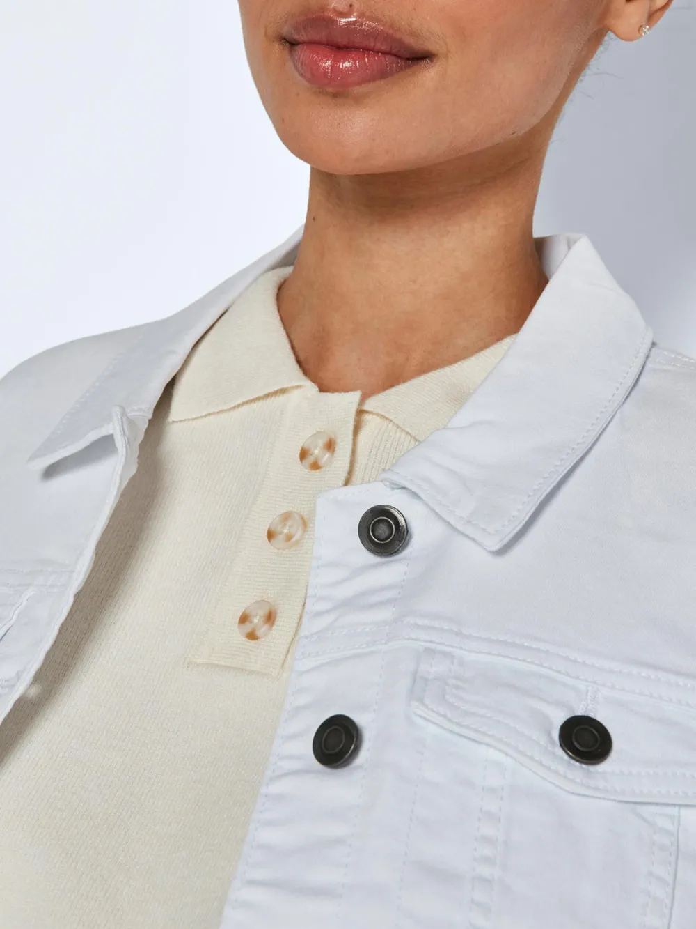 Plain Colored Between-Season Jacket