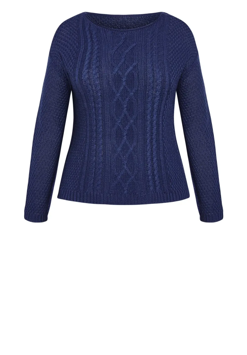 Solid Color Fitted Sweater