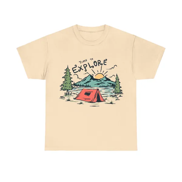 Camping Explore - Motif Graphic Tee