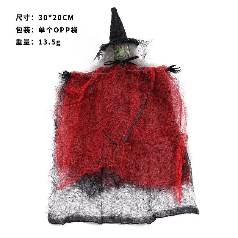 Halloween Fright Devil Doll Pendant Scarecrow Ghost Hanging Ornaments Ghost Festival Happy 2023 Halloween Party Decor For Home