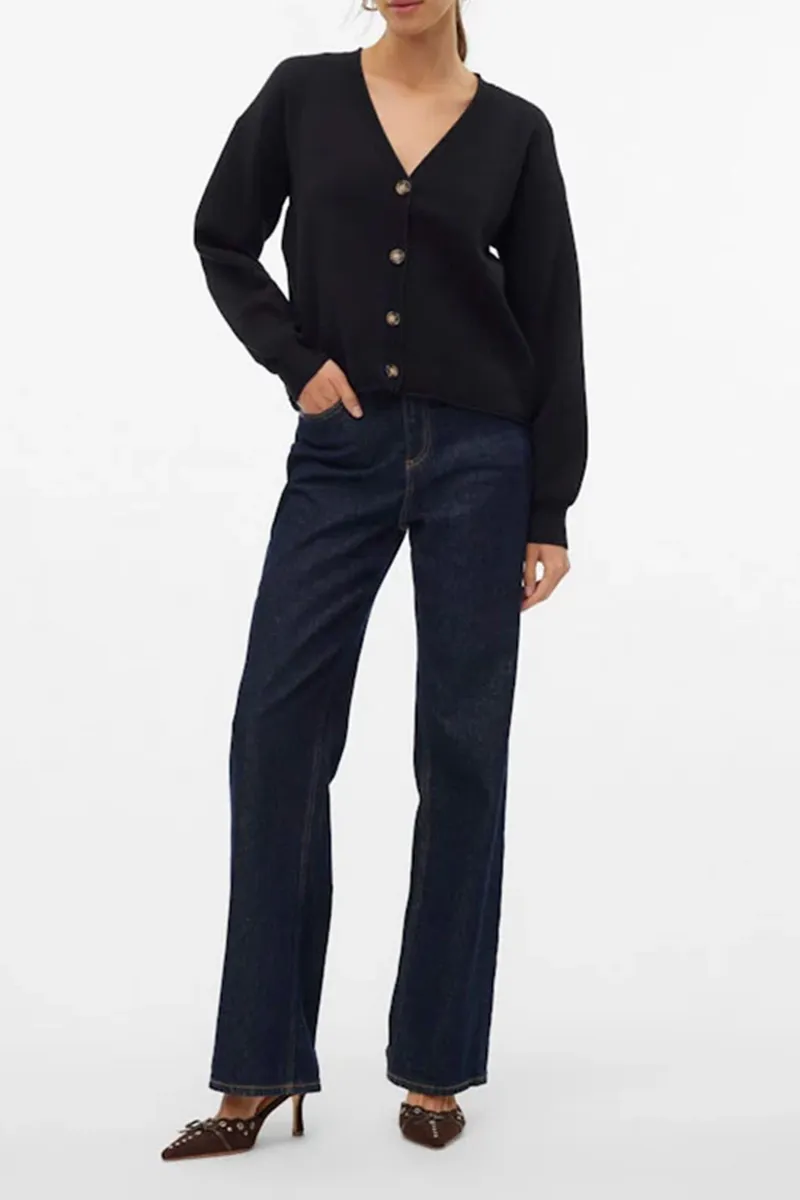 V-Neck Button Down Cardigans