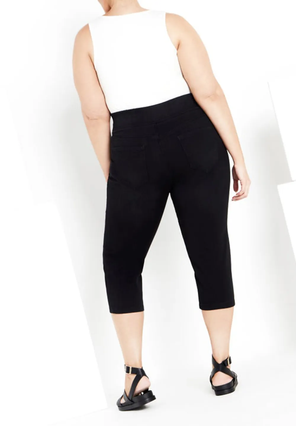 Stretch Cropped Pants, Long Pants
