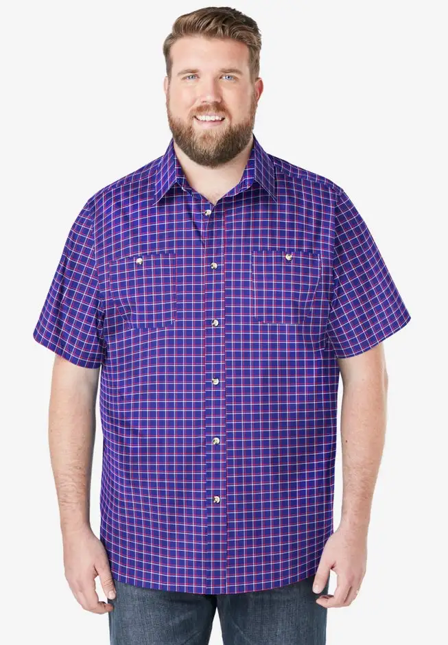 Check Short-Sleeve Sport Shirt