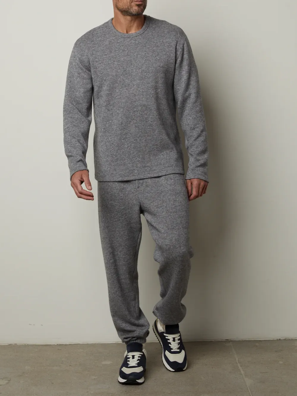 Men's Solid Casual Knit Sweatpants