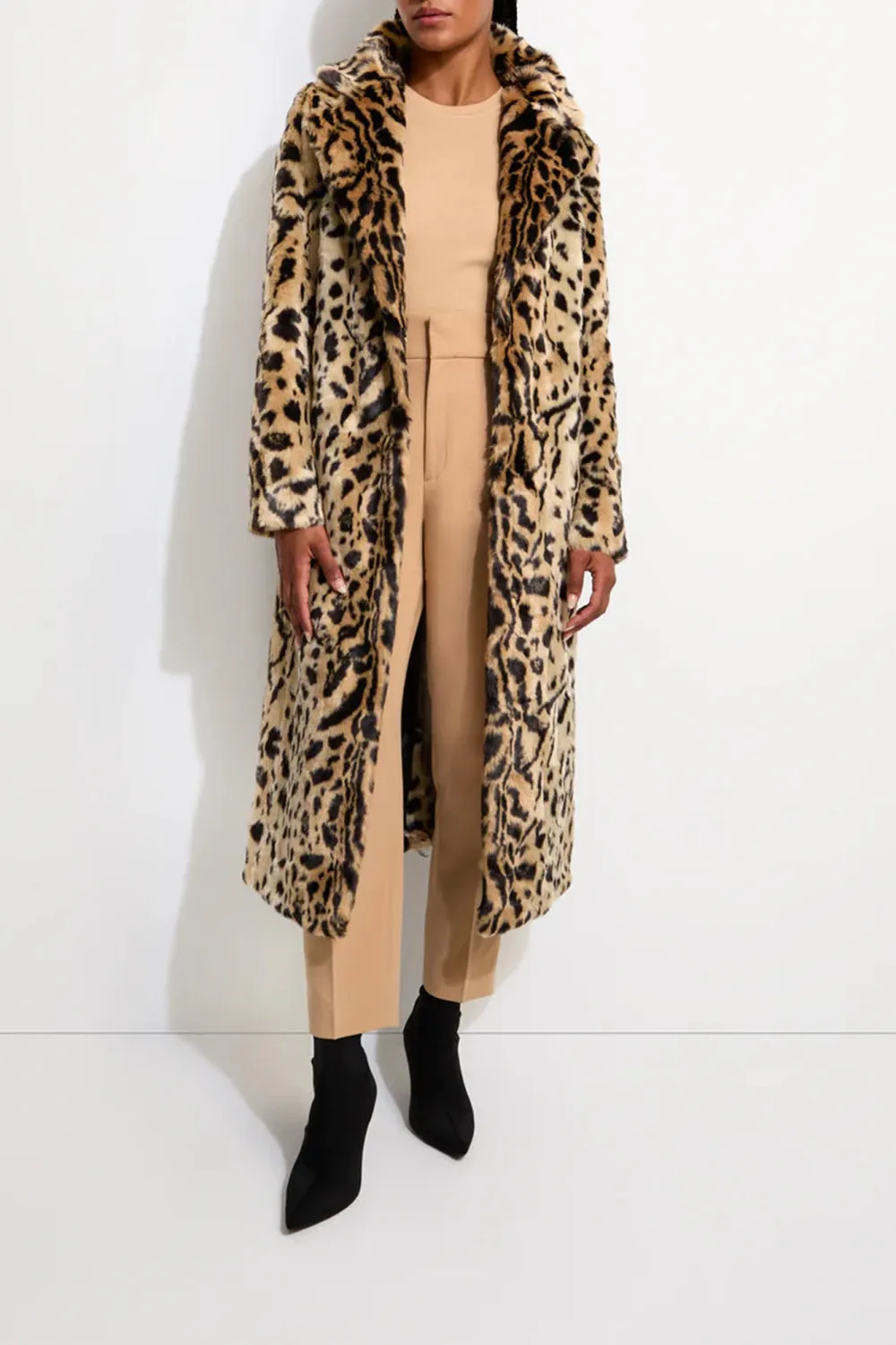 Leopard Print Plush Suit Soft Jacket